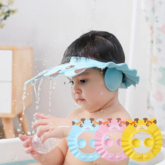 Kids Bath Shower Cap with Ear Protection